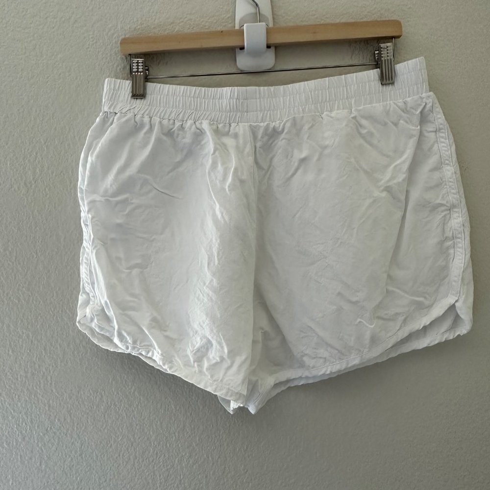 BlankNYC Linen Blend Elasticized Waist High Waist Lightweight  White Color Sz XL